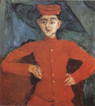 Chaim Soutine Page Boy at Maxim's (mk09) oil painting picture
